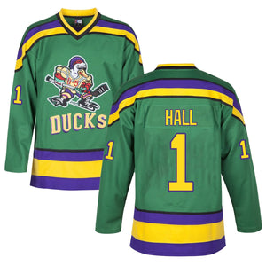 Terry Hall 1 Mighty Ducks Movie Ice Hockey Jersey