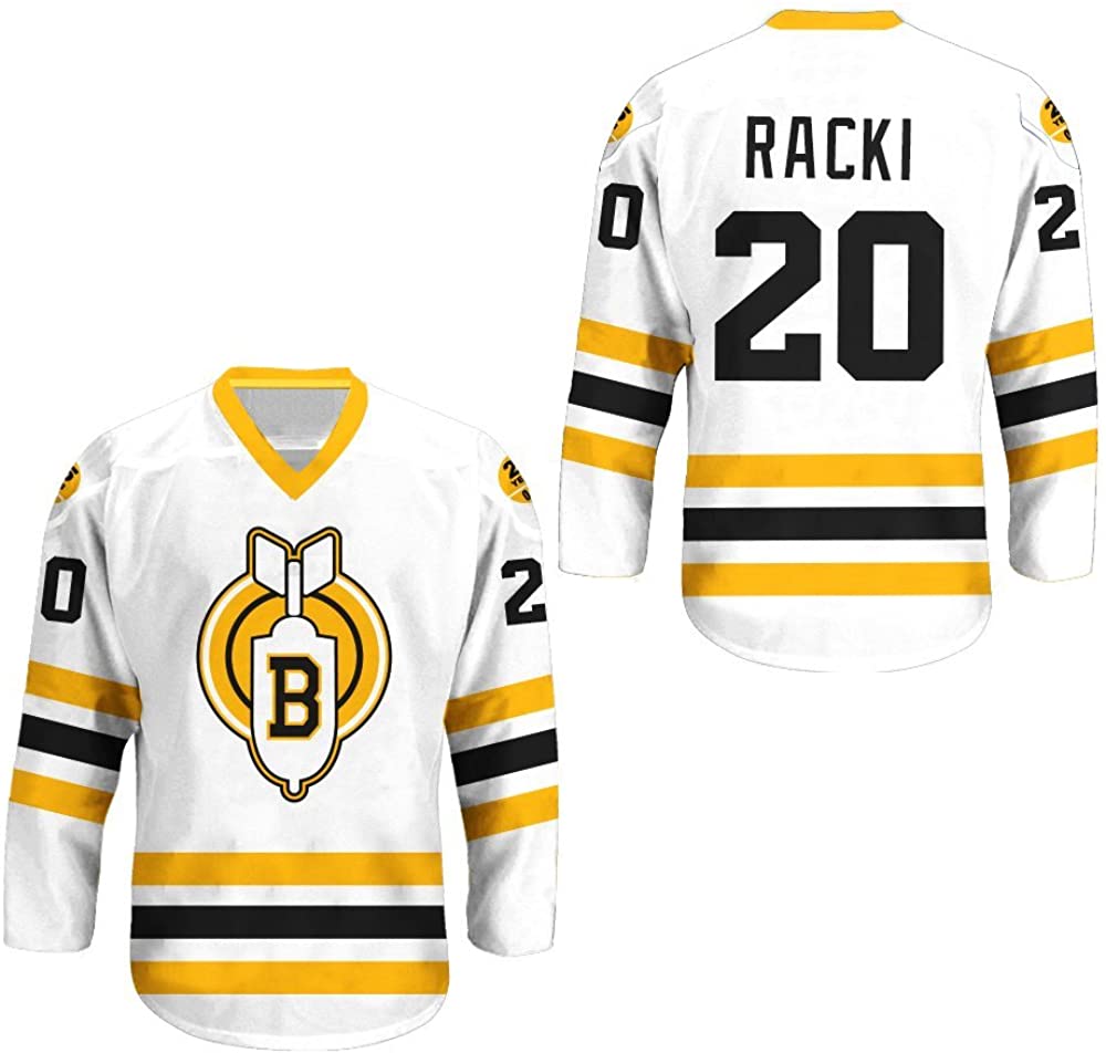 Thunder Bay Bombers Carl RACKI Hockey Jersey Jersey One