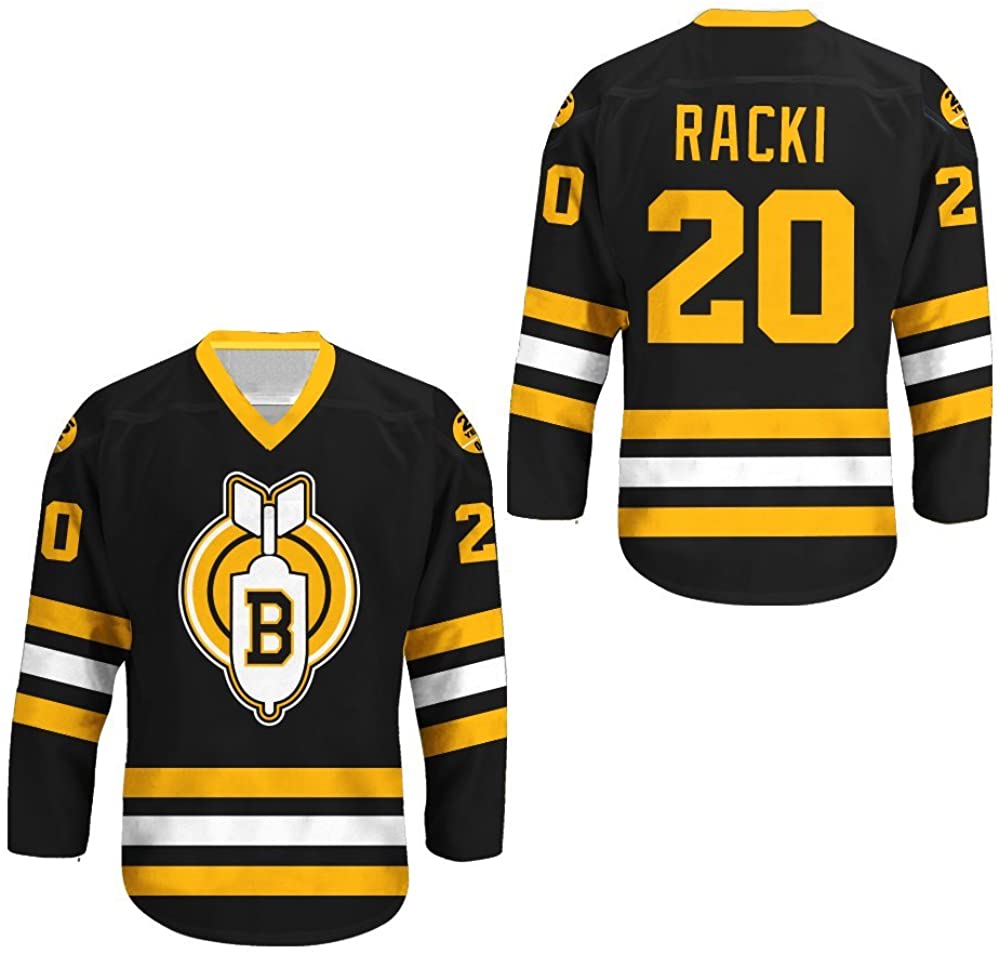 Thunder Bay Bombers Carl RACKI Hockey Jersey Jersey One