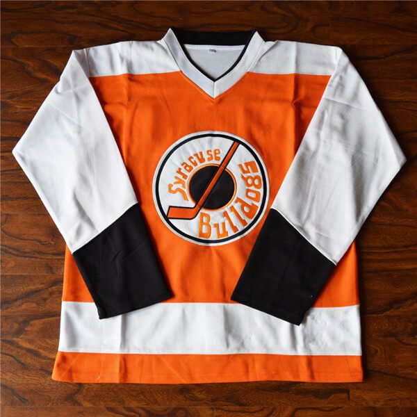 Tim 'Dr. Hook' McCracken #9 Slap Shot Syracuse Bulldogs Ice Hockey Jersey Jersey One