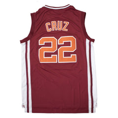 Timo Cruz #22 Richmond Oilers Jersey - Back View with Stitched Name and Numbers