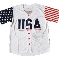 USA Stars and Stripes Baseball Jersey Jersey One
