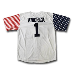 USA Stars and Stripes Baseball Jersey Jersey One