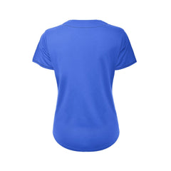 Women's Blank Royal Blue And Royal Blue Baseball Jersey Jersey One