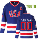 Youth & Toddler Custom Miracle on Ice Jersey thumbnail
