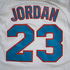 michael jordan kids tune squad jersey white back